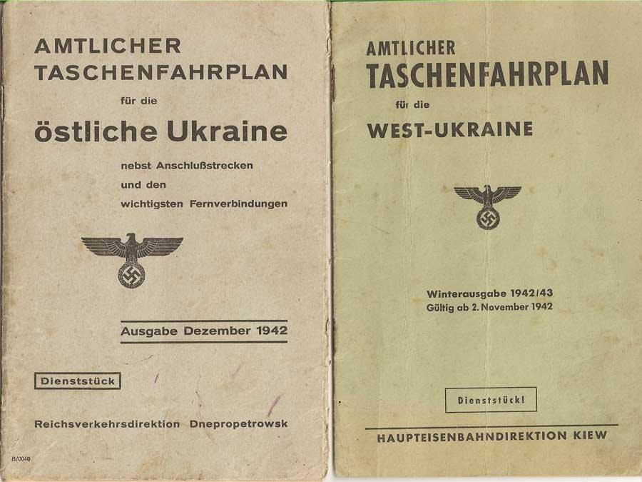 A documental evidence of passenger service through Mezhova station during the occupation of eastern Ukraine by German troops (1941-1943). Photo via the museum page.